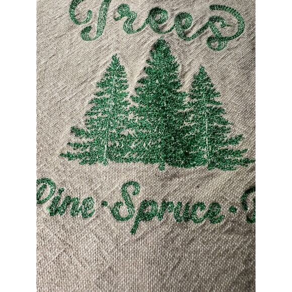 Winter Holiday Christmas Embroidered Hand/Kitchen Towel-Fresh Cut Trees - Picture 6 of 10